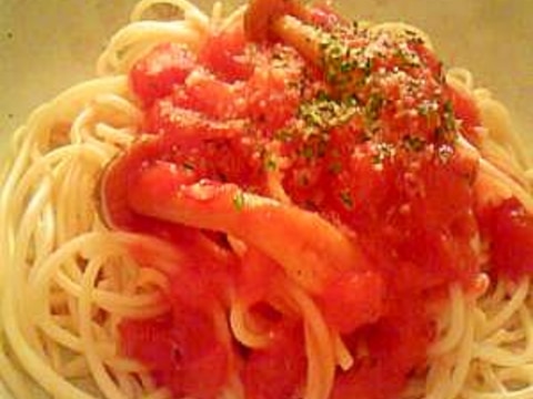 暑い日には～これだ！！　冷製トマトスパゲティ